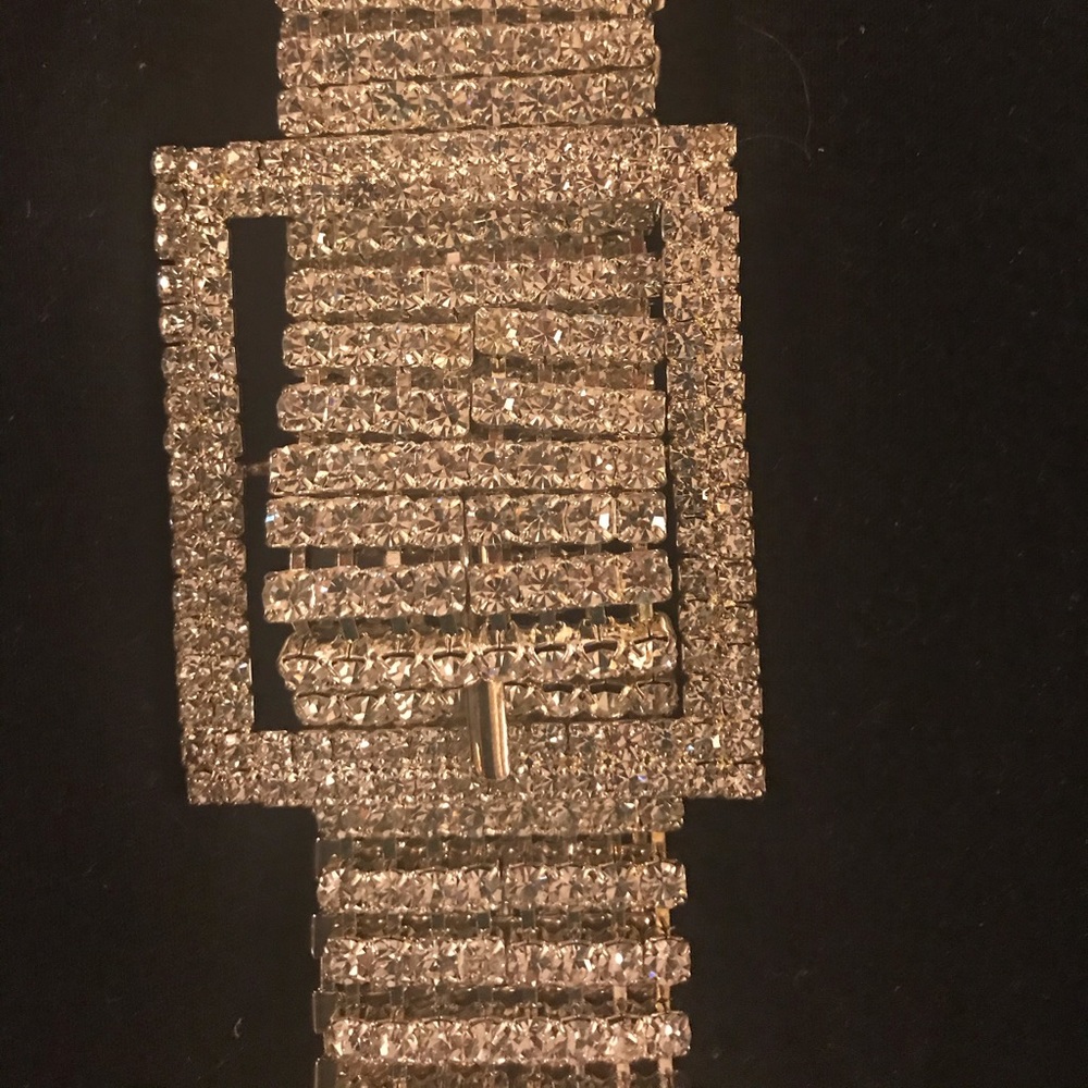 NWOT Rhinestone crystal belt. Perfect condition
